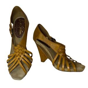 Sam Edelman Women's Sahara Leather Heels Size 10